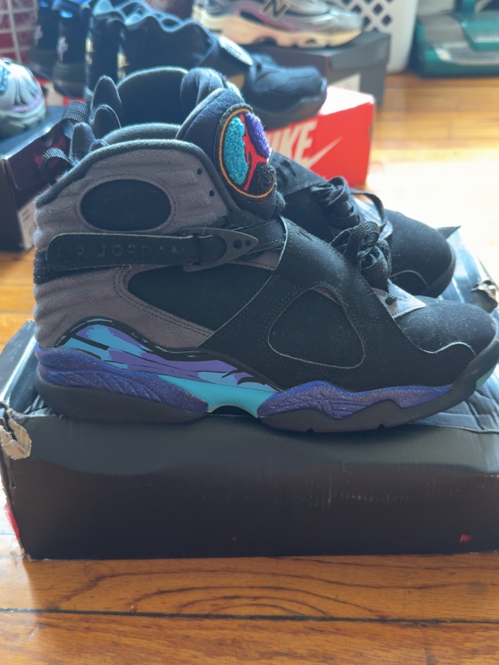 Men’s Air Jordan 8 aqua - Year 2015